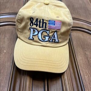 84th PGA Yellow Baseball Cap. 2002 Hazeltine National. Excellent condition.